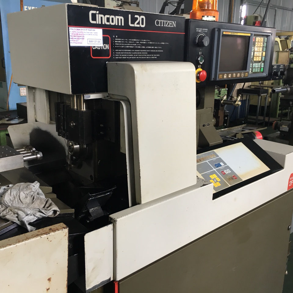Máy tiện Cincom L20 Fanuc OT